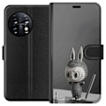 Miniatyrbild 1 av 3: OnePlus 11R Plånboksfodral Pop Mart MEGA LABUBU LABUBU Sketch