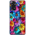 Miniatyrbild 1 av 3: Xiaomi Redmi Note 11 Genomskinligt Skal Gerbera Blommor Färgglad Dekor Blommotiv Populärt Heminredning Färg Rik Väggkonst Design