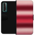 Kompatibel Tegnebogsetui til Huawei P smart 2021 Vinrød gradient rød