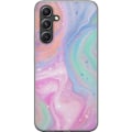 Miniatyrbillede 1 af 3: Samsung Galaxy S24 FE Gennemsigtig cover Pastelmarmor