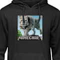 Miniatyrbillede 1 af 3: Hoodie til Voksen | Behagelig Hættetrøje A Minecraft Movie sort M