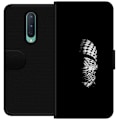 Miniatyrbillede 1 af 3: OnePlus 8 Tegnebogsetui Keffiyeh-mønster - klassisk sort-hvid palæstinensisk tørklæde med kulturel betydning
