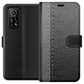 Pikkukuva 1 / 3: Xiaomi Mi 10T Pro 5G Lompakkokotelo Musta & Harmaa Nahka