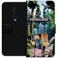 Pikkukuva 1 / 3: OnePlus 7T Pro Lompakkokotelo Minecraft-matkapuhelinkotelo metsällä ja pikselityylisillä hahmoilla