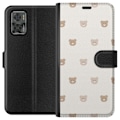 Miniatyrbillede 1 af 3: Motorola Moto E22i Tegnebogsetui Teddybaggrund - søde teddybjørne mod en blød baggrund