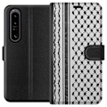 Pikkukuva 1 / 3: Sony Xperia 1 IV Lompakkokotelo Palestiinalainen kuvio - perin