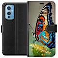Miniatyrbillede 1 af 3: OnePlus 9 Tegnebogsetui Sommerfugl Natur Sommer Motiv Vinger Farverig Design Populær Dekoration Grafisk Eksotisk Tema