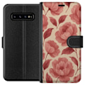 Pikkukuva 1 / 3: Samsung Galaxy S10 Lompakkokotelo Ruusun Kukinta