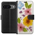 Miniatyrbillede 1 af 3: Google Pixel 9 Pro Tegnebogsetui Pressede blomster
