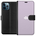 Pikkukuva 1 / 3: Apple iPhone 12 Pro Max Lompakkokotelo Lila Pilvi - minimalistinen pilvi lila taustalla