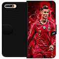 Pikkukuva 1 / 3: Huawei Y6 (2018) Lompakkokotelo Ronaldon Taidot - CR7 Suunnitt