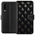Miniatyrbillede 1 af 3: Huawei P30 Tegnebogsetui Læder Sort
