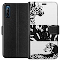 Miniatyrbillede 1 af 3: Sony Xperia L4 Tegnebogsetui Leopard Faces