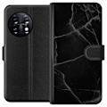 Miniatyrbillede 1 af 3: OnePlus 11R Tegnebogsetui Sort marmor