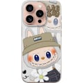 Miniatyrbillede 1 af 3: Apple iPhone 16 Pro Gennemsigtig cover Labubu Minimal Mood - Enkel og stilren monsterdesign