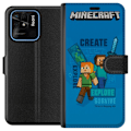 Miniatyrbild 1 av 3: Xiaomi Redmi 10C Plånboksfodral Minecraft Caves