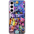Pikkukuva 1 / 3: Samsung Galaxy S23 Läpinäkyvä kuori Fortnite Hahmot Peliteema Ikonit Peli Suunnittelu Suosittu Taistelurojalainen Lapset Pelihahmojen Teema