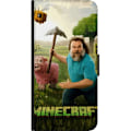 Miniatyrbild 3 av 3: Nokia 2.4 Plånboksfodral A Minecraft Movie