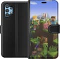 Kompatibelt Lommeboketui til Samsung Galaxy A32 5G MineCraft