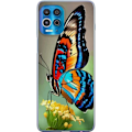 Miniatyrbild 1 av 3: Motorola Edge S Genomskinligt Skal Fjäril Natur Sommar Motiv Vingar Färgstark Design Populär Dekor Grafiskt Exotiskt Tema