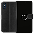 Miniatyrbillede 1 af 3: Xiaomi Redmi 9A Tegnebogsetui Hjerte