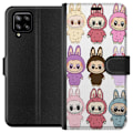 Miniatyrbillede 1 af 3: Samsung Galaxy A42 5G Tegnebogsetui Labubu Pink Monster - Popk