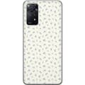 Kompatibelt Mobildeksel til Xiaomi Redmi Note 11 Pro Beige blomsterillustrasjon beige