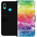 Miniatyrbillede 1 af 3: Huawei P smart 2019 Tegnebogsetui Vandfarvet Fade