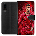 Miniatyrbillede 1 af 3: Huawei P30 Tegnebogsetui Ronaldo Færdigheder - CR7 Design for