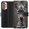 Miniatyrbillede 1 af 3: Samsung Galaxy A23 Tegnebogsetui Giraf Dyretema Afrika Natur Grafisk Motiv Savanne Vilde Dyr Populær Vægkunst Eksotisk Tema