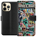 Miniatyrbillede 1 af 3: Apple iPhone 14 Pro Max Tegnebogsetui Minecraft Kunst