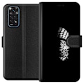 Miniatyrbillede 1 af 3: Xiaomi Redmi Note 11 Tegnebogsetui Keffiyeh-mønster - klassisk sort-hvid palæstinensisk tørklæde med kulturel betydning
