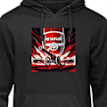 Miniatyrbillede 1 af 3: Hoodie til Voksen | Behagelig Hættetrøje Arsenal sort XL