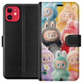Miniatyrbild 1 av 3: Apple iPhone 11 Plånboksfodral Labubu Sketch Style – Handritat monster i tusch