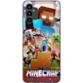 Miniatyrbillede 1 af 3: Samsung Galaxy A04s Gennemsigtig cover Minecraft