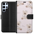 Miniatyrbillede 1 af 3: Samsung Galaxy S22 Ultra 5G Tegnebogsetui Teddy Dior Vibes - luksuriøs bamse i modetil
