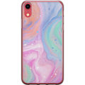 Miniatyrbillede 1 af 2: Apple iPhone XR Gennemsigtig cover Pastelmarmor