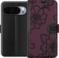 Kompatibel Tegnebogsetui til Google Pixel 11 Pro Brombærblomst lilla