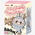Miniatyrbild 1 av 2: 1 st POP MART Labubu The Monsters Exciting Macaron Plyschfigur Leksak Blind Box (slumpad färg, 17 cm, 1 pack)