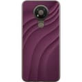 Kompatibelt Mobilskal till Nokia 3.4 Plum Waves lila