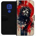 Pikkukuva 1 / 3: Motorola Moto G9 Play Lompakkokotelo Jeesus ristillä - kristi
