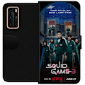 Pikkukuva 1 / 3: Huawei P40 Lompakkokotelo Squid Game Kausi 3 TV-sarjan hahmot Suositut TV-sarja Motiivit Ikoni Jännitys Draama Aasialainen suunnittelu Trendi
