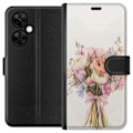 Pikkukuva 1 / 3: OnePlus Nord CE3 Lompakkokotelo Kännykkäkuori värikkäällä kukkakimpulla romanttisessa tyylissä