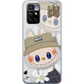 Miniatyrbillede 1 af 3: Xiaomi Redmi 10 Gennemsigtig cover Labubu Minimal Mood - Enkel og stilren monsterdesign