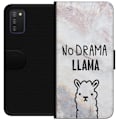 Miniatyrbillede 1 af 3: Samsung Galaxy A03s Tegnebogsetui Llama Marmor