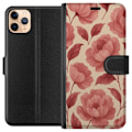 Miniatyrbillede 1 af 3: Apple iPhone 11 Pro Max Tegnebogsetui Roseblomst