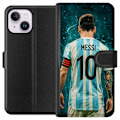 Miniatyrbillede 1 af 3: Apple iPhone 15 Plus Tegnebogsetui Messi