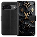 Pikkukuva 1 / 3: Google Pixel 9 Pro Lompakkokotelo Louis Vuitton Tumma tila Suunnittelu Musta Ylellisyys Tyyli Muoti Suosittu Graafinen Kuvio Muotisymboli Luksusbränd