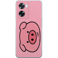 Miniatyrbillede 1 af 3: OnePlus Nord N20 SE Gennemsigtig cover Kawaii Piggy