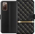 Yhteensopiva Lompakkokotelo Samsung Galaxy S20 FE Ylellinen Musta